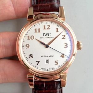 IWC Da Vinci Automatic IW356601 Rose Gold MKS Factory White Dial JF Replica Watches - JF Replica