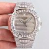 Patek Philippe Nautilus Jumbo 5719/1G-001 Diamonds Dial Replica Watch - UK Replica