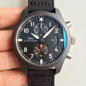 IWC Pilot Top Gun Chronograph IW389001 ZF Factory Anthracite Dial Replica Watch - UK Replica
