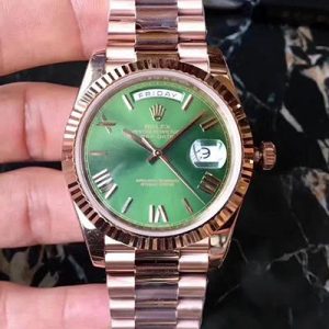 Rolex Day-Date 40 228235 40MM EW Factory Green Dial Replica Watch - UK Replica