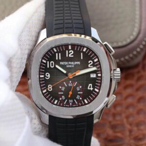 Patek Philippe Aquanaut Chronograph 5968A-001 Black Dial JF Replica Watches - JF Replica