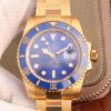 Rolex Submariner Date 116618LB VR Factory 18K Yellow Gold Wrapped Blue Dial JF Replica Watches - JF Replica