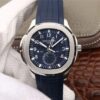 Patek Philippe Aquanaut Dual Time 5164A-001 MP Factory Blue Dial JF Replica Watches - JF Replica