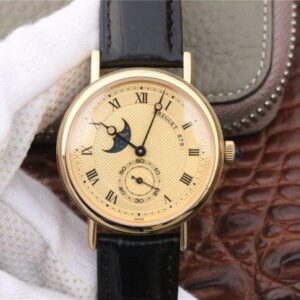 Breguet Classique Moonphase 4396 Yellow Gold Dial JF Replica Watches - JF Replica