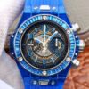 Hublot Big Bang Unico 411.JX.4802.RT Blue Strap Skeleton Dial JF Replica Watches - JF Replica