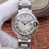Ballon Bleu De Cartier W6920084 33MM V6 Factory Silver Dial JF Replica Watches - JF Replica