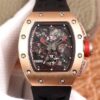 Richard Mille RM11-03 KV Factory Rose Gold Skeleton Dial JF Replica Watches - JF Replica