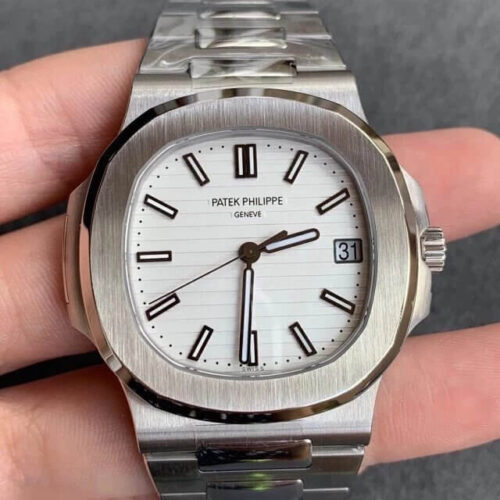 Patek Philippe Nautilus 5711/1A-011 PPF Factory V4 White Dial JF Replica Watches - JF Replica