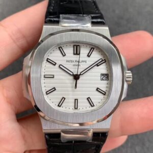 Patek Philippe Nautilus 5711G PPF Factory V4 White Dial JF Replica Watches - JF Replica
