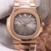 Patek Philippe Nautilus 5711/1R-001 PPF Factory V4 Rose Gold Brown Dial JF Replica Watches - JF Replica