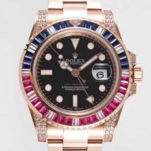 Rolex GMT Master II 116759 SAru ROF Factory Rose Gold JF Replica Watches - JF Replica