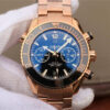 Omega Seamaster Ocean Universe Timing 232.63.46 OM Factory Rose Strap JF Replica Watches - JF Replica