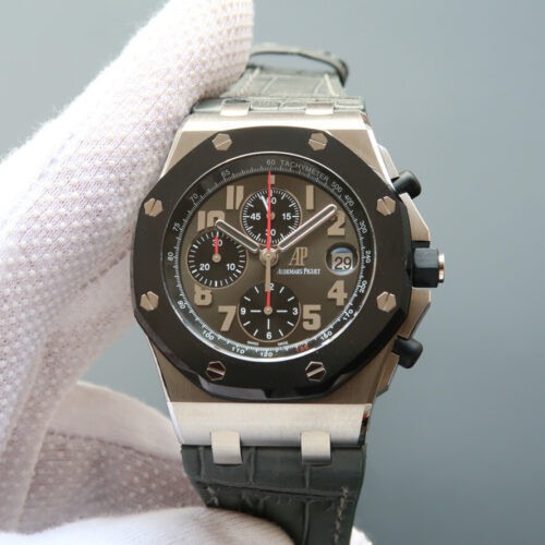 Audemars Piguet Royal Oak Offshore 26219IO.OO.D005CR.01 JF Factory Leather Strap JF Replica Watches - JF Replica
