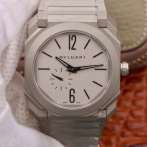 Bvlgari Octo Finissimo 103011 BV Factory White Dial JF Replica Watches - JF Replica