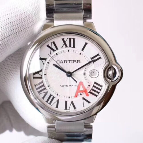 Ballon Bleu De Cartier W69012Z4 V6 Factory Silver Dial JF Replica Watches - JF Replica