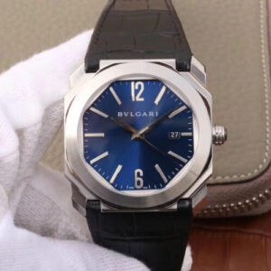 Bvlgari Octo 102429 BGO38C3SLD Dark Blue Dial JF Replica Watches - JF Replica