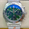 Breitling Chronomat AB01343A1L1A1 GF Factory Green Dial JF Replica Watches - JF Replica