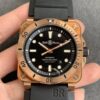 Bell & Ross BR03-92 Black Strap JF Replica Watches - JF Replica