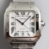 Cartier Santos WSSA0009 BV Factory White Dial JF Replica Watches - JF Replica