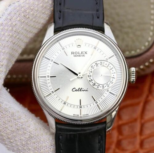Rolex Celini Date M50519-0006 MKS Factory Black Strap JF Replica Watches - JF Replica