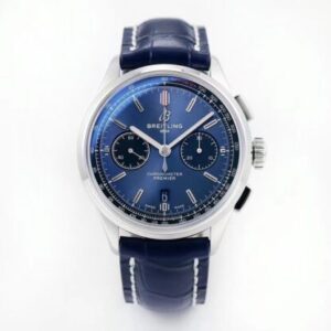 Breitling Premier B01 Chronograph AB0118221C1A1 GF Factory V2 Blue Strap JF Replica Watches - JF Replica