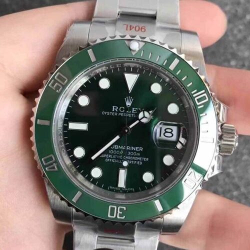 Rolex Submariner 116610LN Noob Factory V12 Green Circle JF Replica Watches - JF Replica