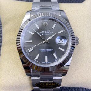 Rolex Datejust M126334-0013 Clean Factory Grey Case JF Replica Watches - JF Replica
