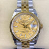 Rolex Datejust M126233-0037 EW Factory Yellow Gold Dial JF Replica Watches - JF Replica