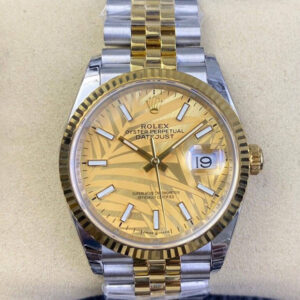 Rolex Datejust M126233-0037 EW Factory Yellow Gold Dial JF Replica Watches - JF Replica