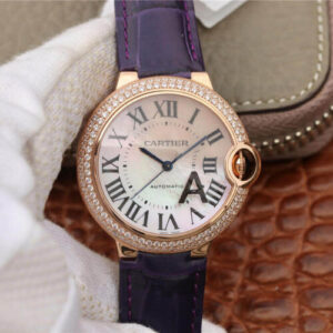 Ballon Bleu De Cartier WE902066 V6 Factory V4 Diamond-Set Bezel JF Replica Watches - JF Replica