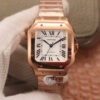 Cartier De Santos WSSA0010 BV Factory 18K Rose Gold JF Replica Watches - JF Replica