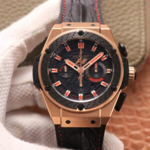Hublot King Power Ferrari F1 V6 Factory Rose Gold JF Replica Watches - JF Replica