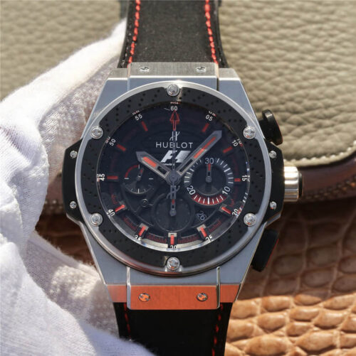 Hublot King Power 703.ZM.1123.NR.FMO10 V6 Factory Black Strap JF Replica Watches - JF Replica