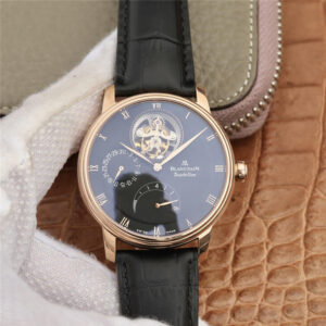 Blancpain Villeret 6025-3642-55B JB Factory Gold Case Black Strap JF Replica Watches - JF Replica