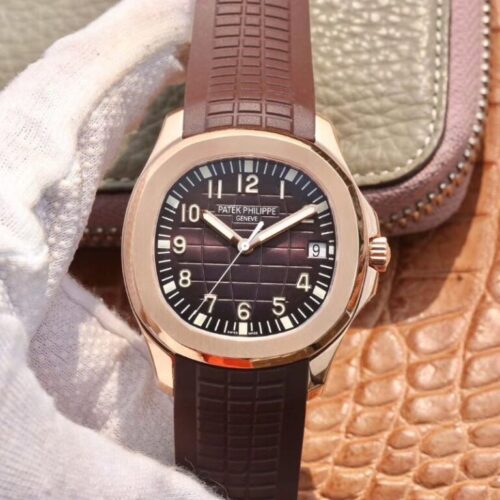 Patek Philippe Aquanaut 5167R-001 40mm ZF Factory Brown Strap JF Replica Watches - JF Replica