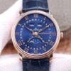 Blancpain Villeret 6654-3640-55 OM Factory V3 Blue Strap JF Replica Watches - JF Replica