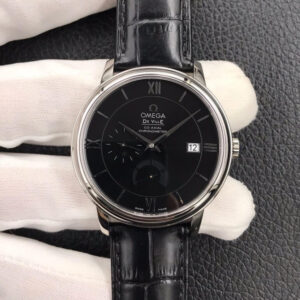 Omega De Ville 424.13.40.21.01.001 ZF Factory Black Leather Strap JF Replica Watches - JF Replica