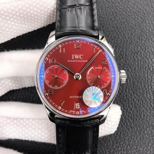 IWC Portugieser IW500714 YL Factory Leather Strap JF Replica Watches - JF Replica