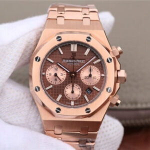 Audemars Piguet Royal Oak Chronograph 26331OR.OO.1220OR.02 OM Factory Brown Dial JF Replica Watches - JF Replica