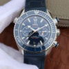 Omega Seamaster Ocean Planet 600M 215.33.46.51.03.001 OM Factory Blue Leather Strap JF Replica Watches - JF Replica