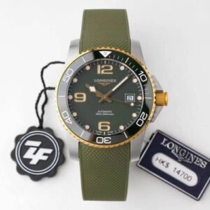 Longines Concas L3.781.3.06.9 ZF Factory Green Strap JF Replica Watches - JF Replica