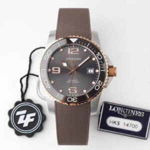 Longines Concas L3.781.3.78.9 ZF Factory Grey Strap JF Replica Watches - JF Replica