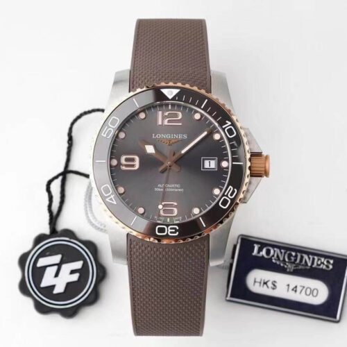 Longines Concas L3.781.3.78.9 ZF Factory Grey Strap JF Replica Watches - JF Replica