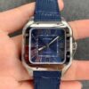 Cartier Santos WSSA0030 V6 Factory Blue Strap JF Replica Watches - JF Replica