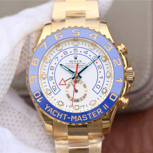 Rolex Yacht-Master II M116688-0002 JF Factory Yellow Gold Strap JF Replica Watches - JF Replica