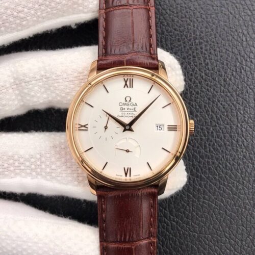 Omega De Ville 424.53.40.21.02.001 ZF Factory Brown Strap JF Replica Watches - JF Replica