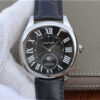Drive De Cartier Moonphase WGNM0009 Black Leather Strap JF Replica Watches - JF Replica