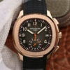 Patek Philippe Aquanaut 5968A-001 Black Dial JF Replica Watches - JF Replica