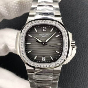 Patek Philippe Nautilus Ladies 7118-1200A-011 PF Factory Stainless Steel Strap JF Replica Watches - JF Replica