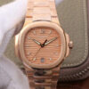 Patek Philippe Nautilus Ladies 7118-1R-010 PF Factory Rose Gold Case JF Replica Watches - JF Replica